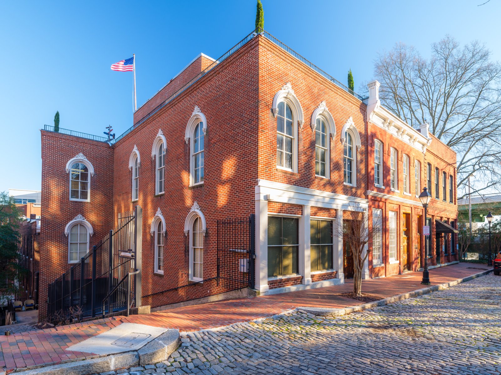 brick building